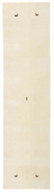 Tapis de couloir Tapis Gabbeh - Softy - 200 x 80 cm - beige