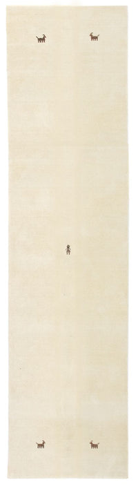Tapis de couloir Tapis Gabbeh - Softy - 200 x 80 cm - beige