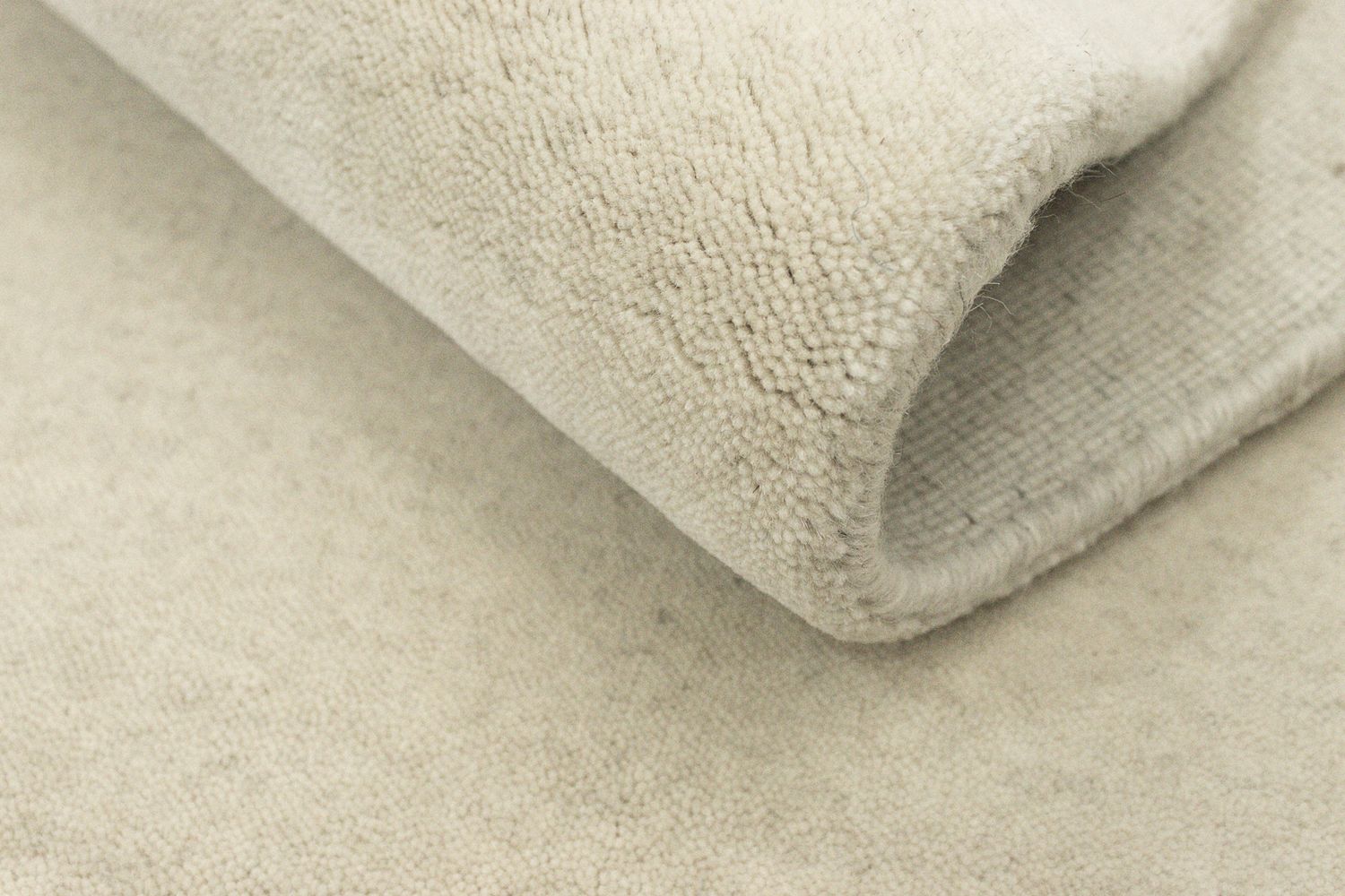 Tapis Gabbeh - Indus - 90 x 60 cm - beige