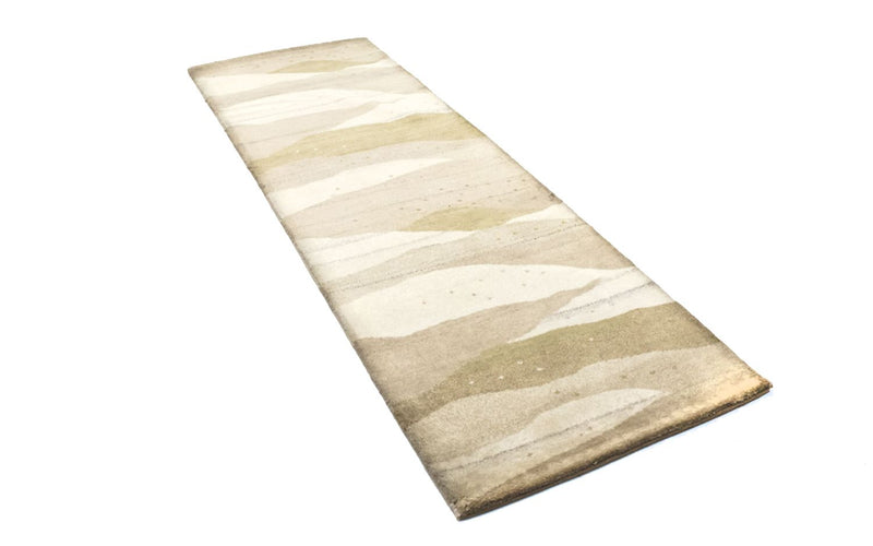 Tapis de couloir Tapis Gabbeh - Indus - 240 x 80 cm - beige