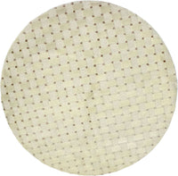 Tapis Népalais ronde  - 150 x 150 cm - beige