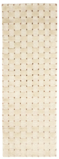 Tapis de couloir Tapis Népalais - 200 x 70 cm - beige