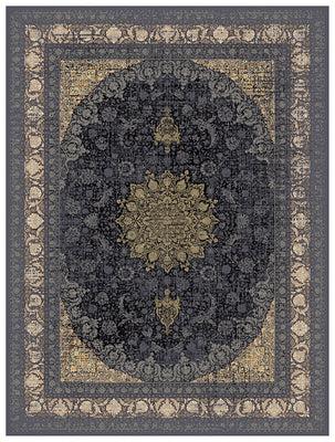 Tapis oriental tissé - Golden Glam - rectangle
