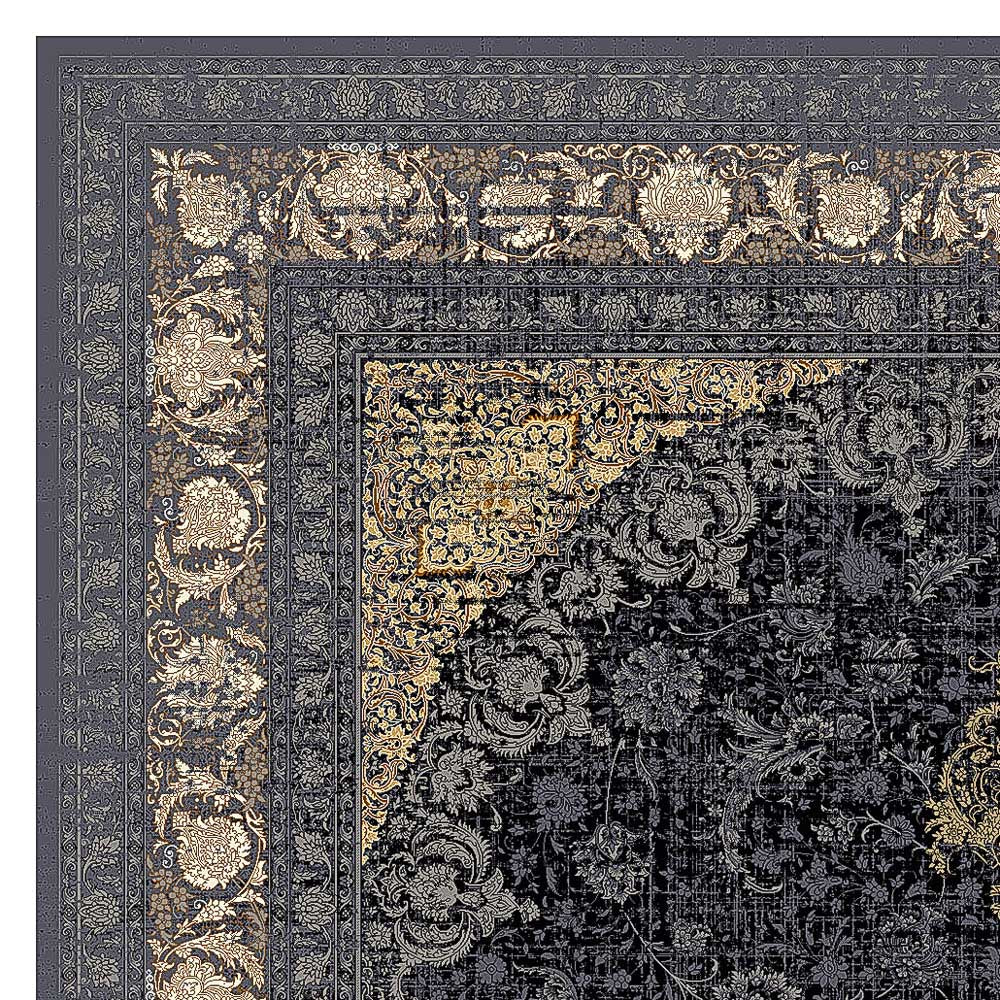 Tapis oriental tissé Golden Glam