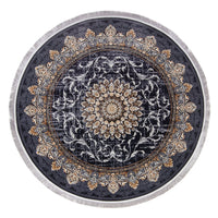 Tapis oriental tissé - Saffron Sensations - ronde