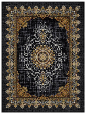 Tapis oriental tissé - Saffron Sensations - rectangle