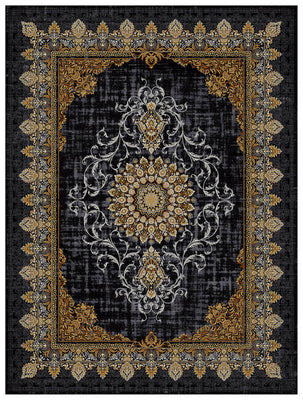 Tapis oriental tissé - Saffron Sensations - rectangle