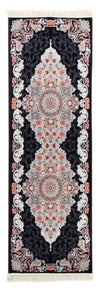 Tapis persan Naahal - Tapis de couloir / Noir / 100 x 200 cm Tapis de couloir