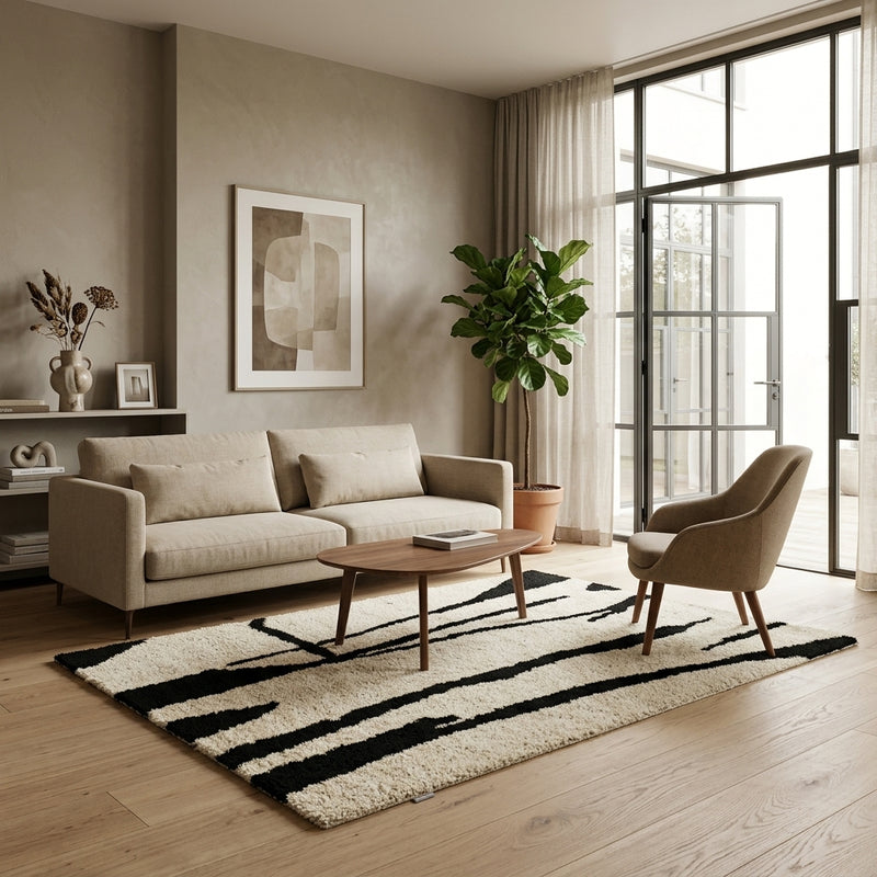 Tapis en laine Berber Essence - Tapis en laine