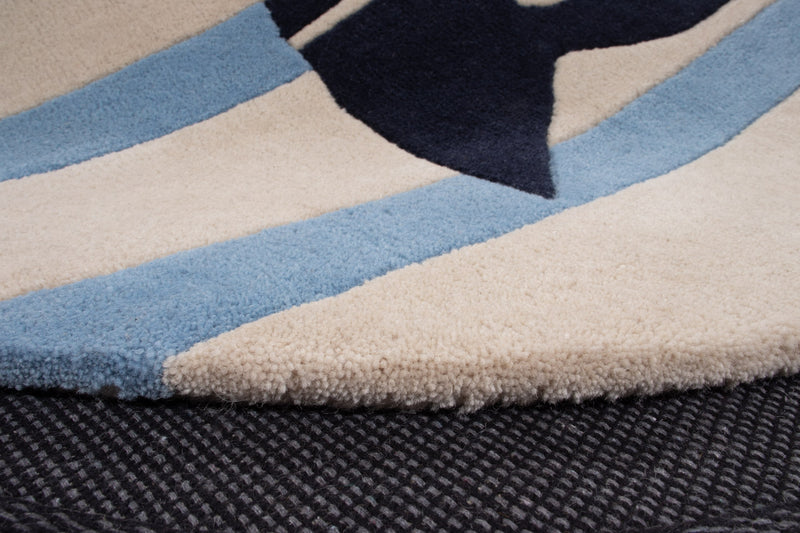 Chat Tapis Enfant Rond