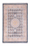 Tapis persan Khorshid - Rectangle / Bleu foncé / 100 x 150 cm Rectangle
