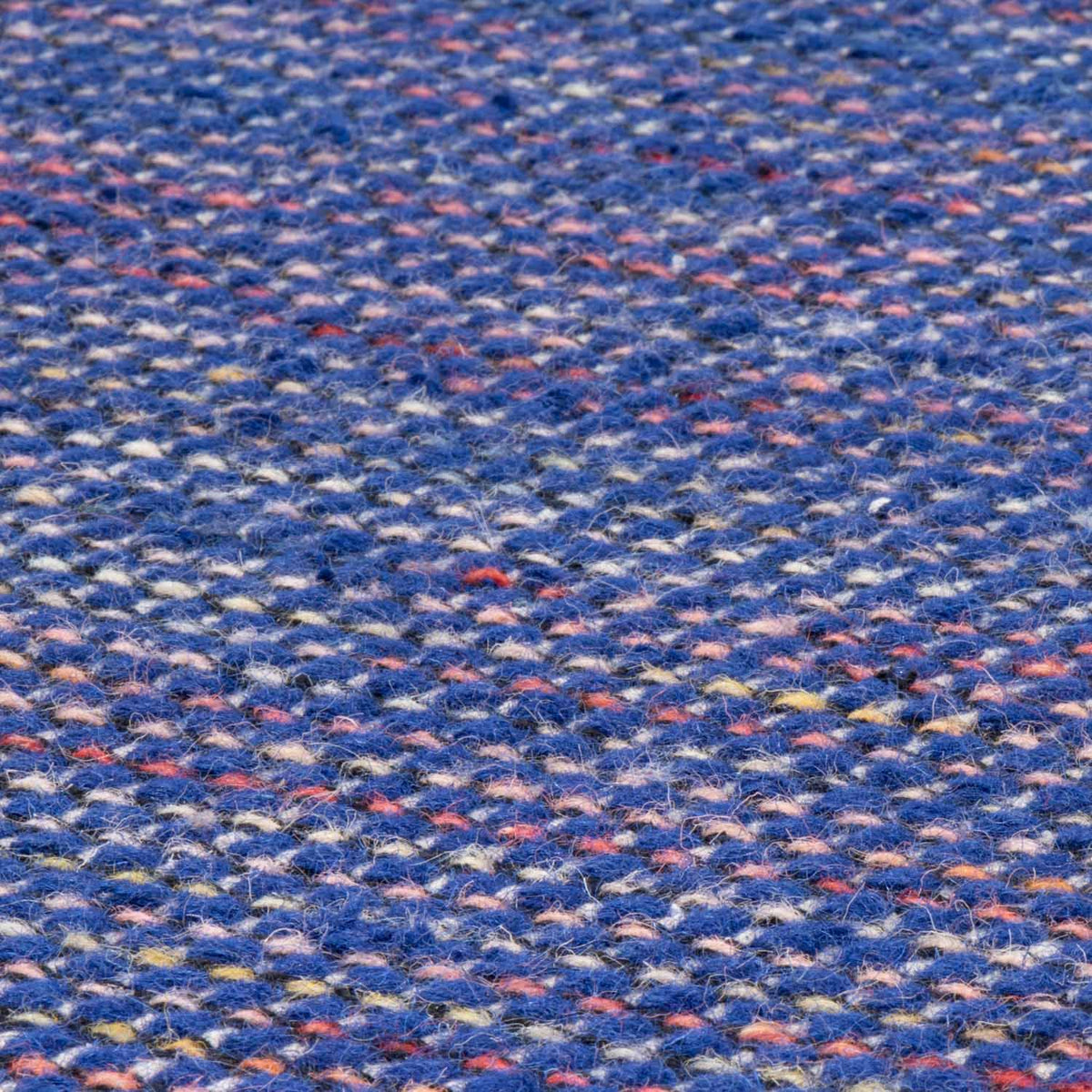 Tapis Kelim - Tendance ronde  - 200 x 200 cm - bleu