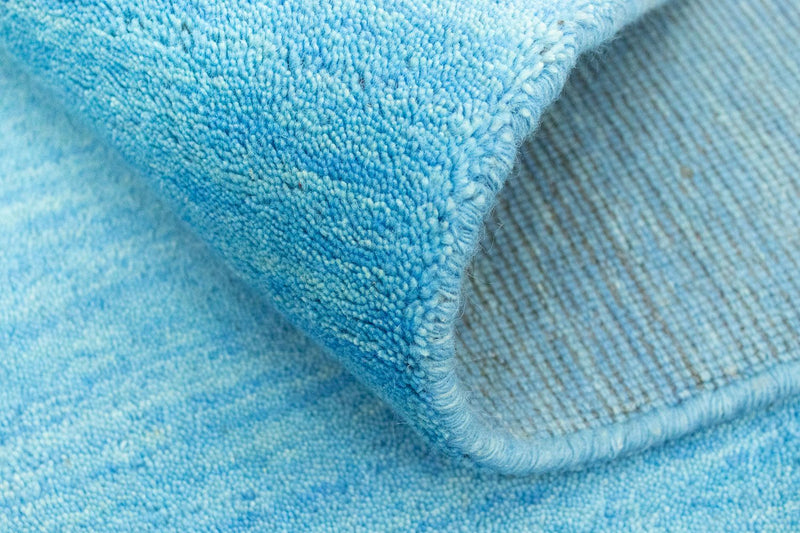 Tapis Gabbeh - Indus - 250 x 200 cm - bleu clair