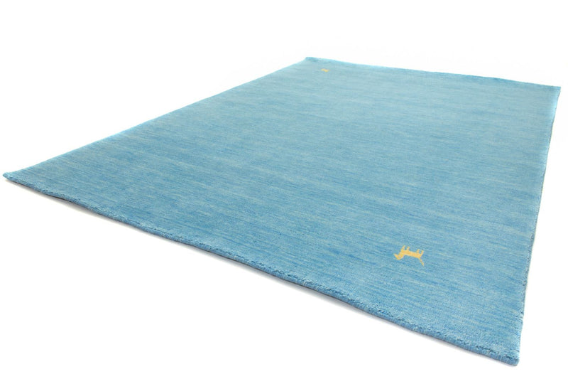 Tapis Gabbeh - Indus - 250 x 200 cm - bleu clair