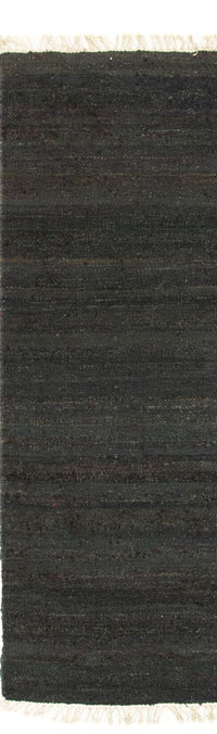 Tapis de couloir Tapis Kelim - Tendance - 200 x 70 cm - noir