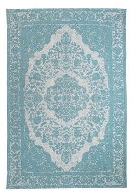 Tapis de couloir Tapis vintage - 300 x 80 cm - bleu