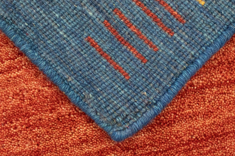 Tapis Gabbeh - Indus - 300 x 250 cm - rouge