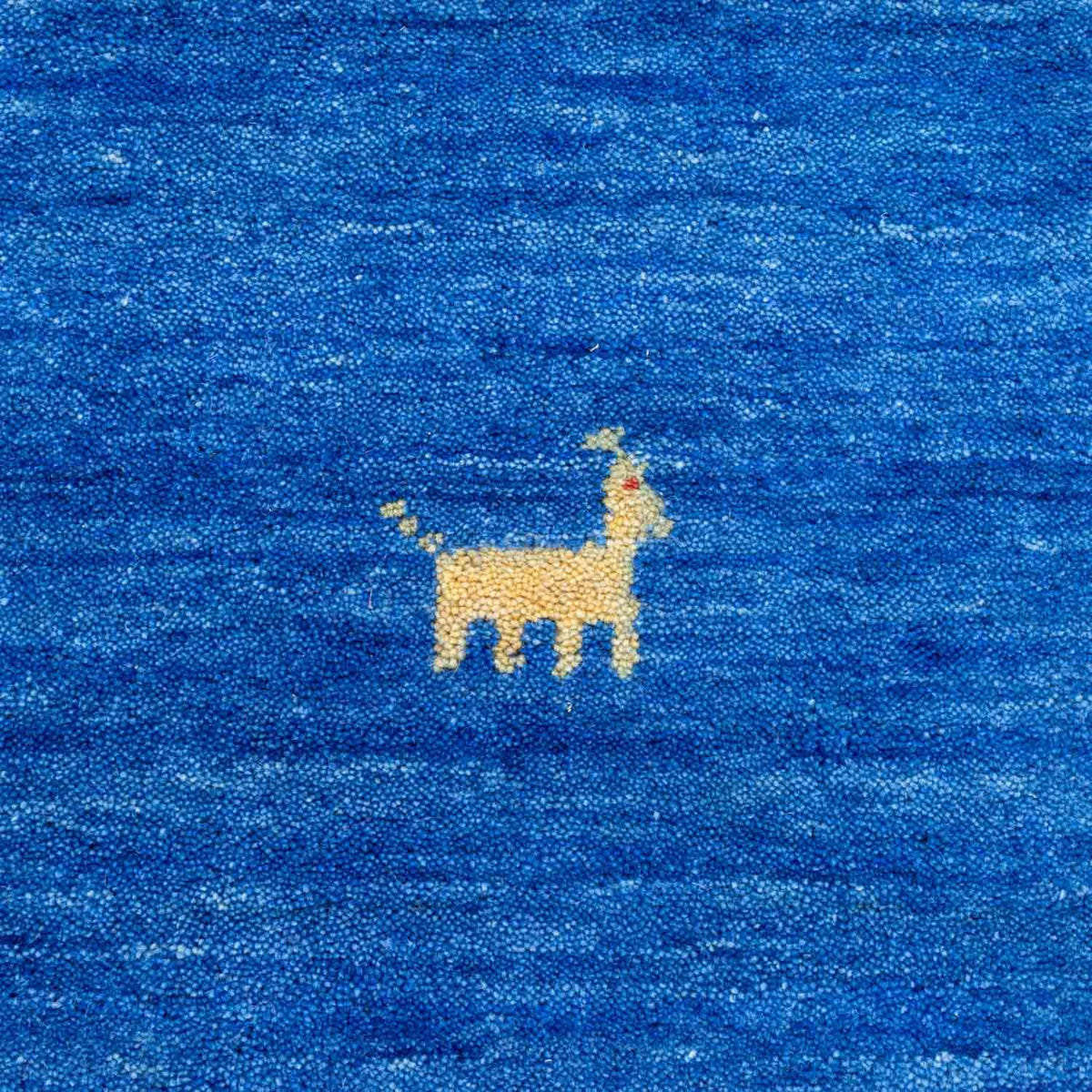 Tapis Gabbeh - Softy ronde  - 250 x 250 cm - bleu