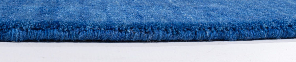 Tapis Gabbeh - Softy ronde  - 250 x 250 cm - bleu