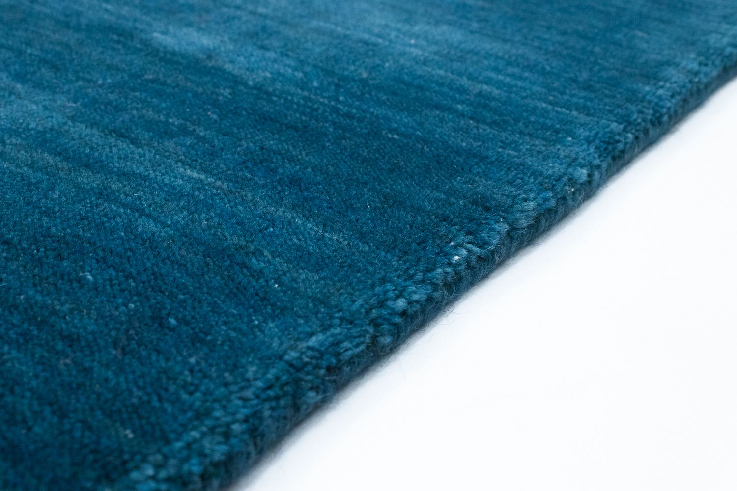 Tapis Gabbeh - Indus - 160 x 90 cm - bleu pétrole