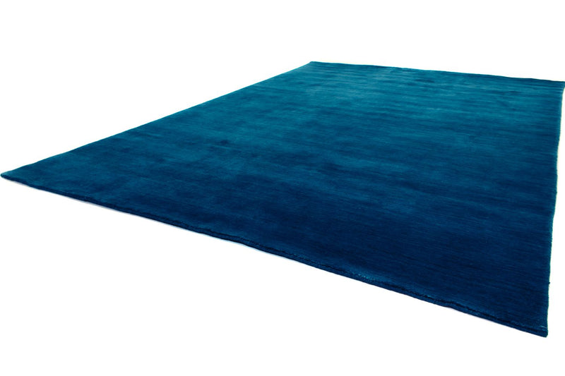 Tapis Gabbeh - Indus - 160 x 90 cm - bleu pétrole
