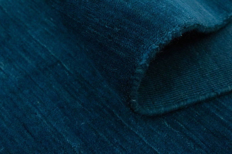 Tapis Gabbeh - Indus - 250 x 200 cm - bleu pétrole