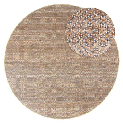 Tapis en jute - 200 x 140 cm - naturel