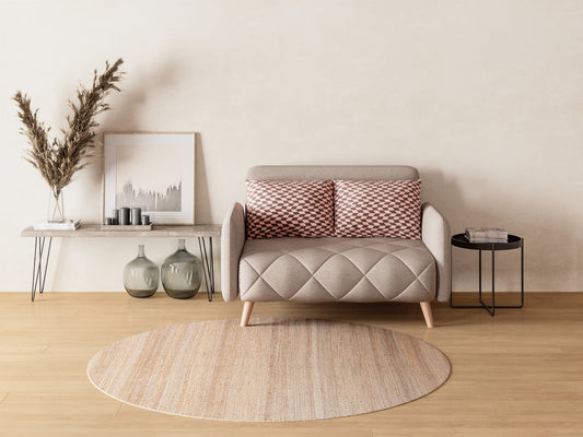 Tapis en jute - 200 x 140 cm - naturel