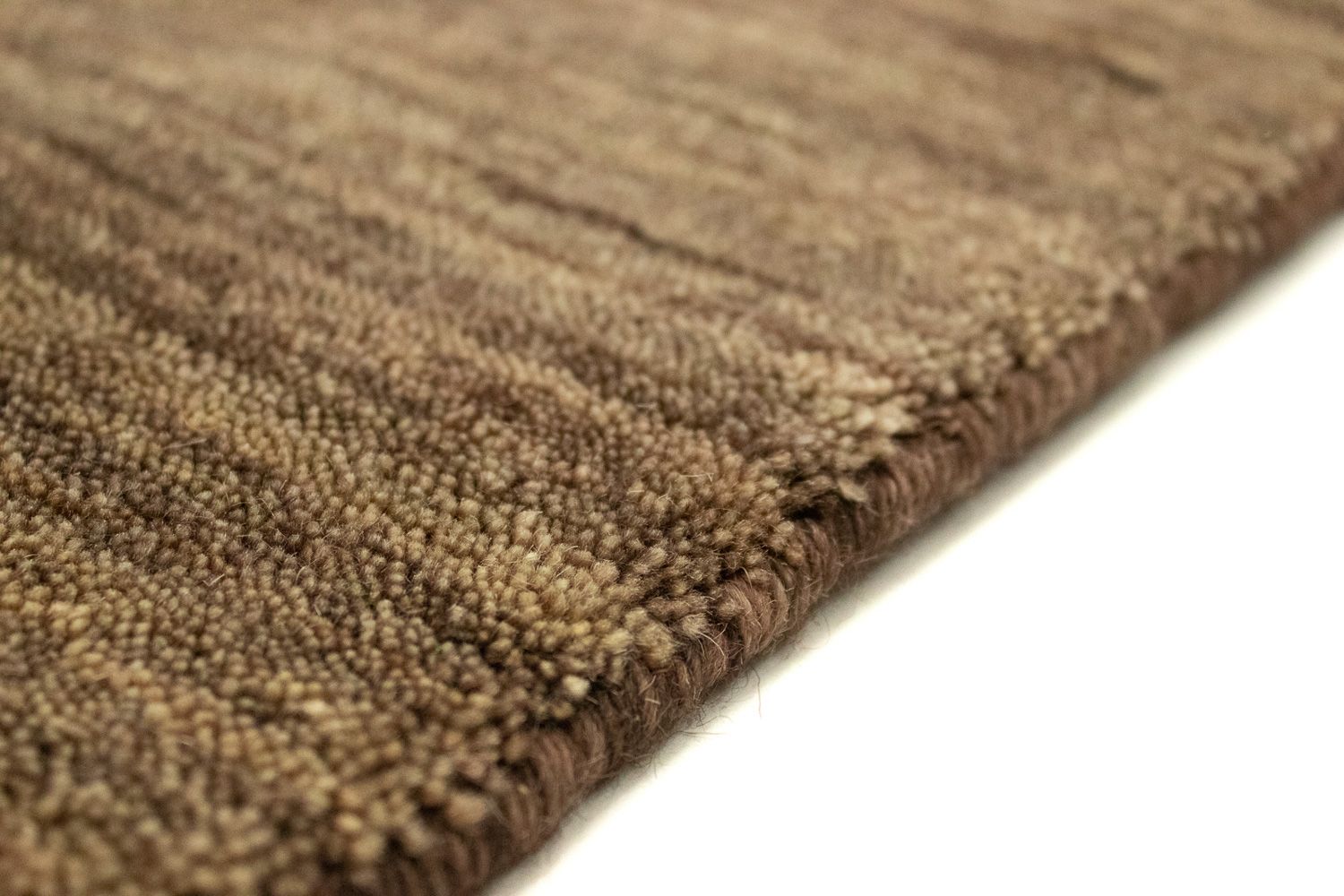 Tapis Gabbeh - Indus ronde  - 250 x 250 cm - marron