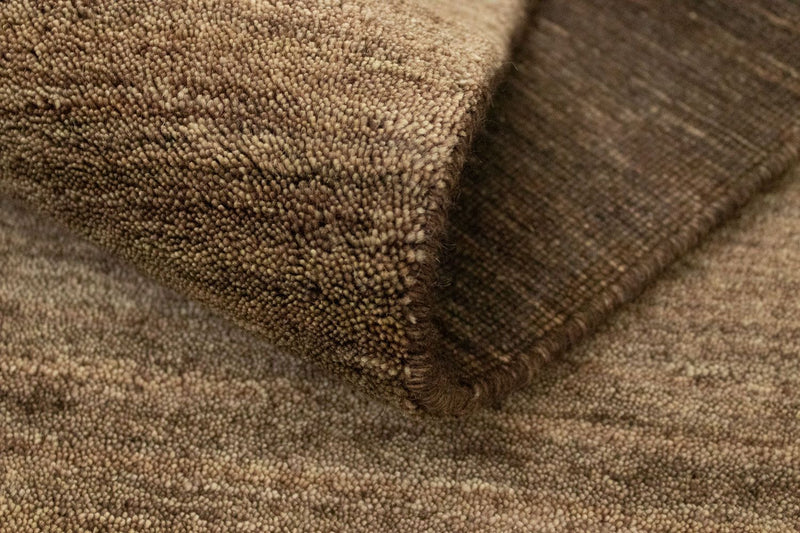 Tapis Gabbeh - Indus ronde  - 250 x 250 cm - marron