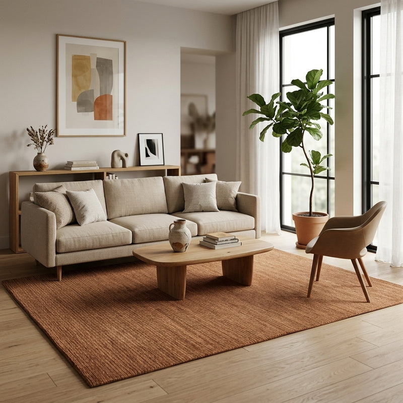 Kilim moderne Tapis Unai - Tapis en laine