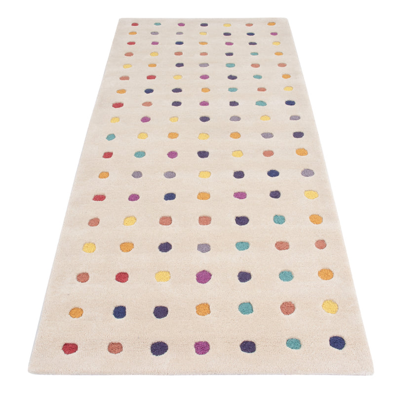 Ground White Multy Tapis en Laine
