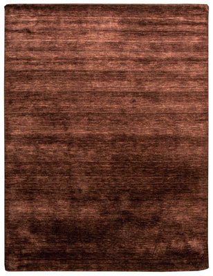 Tapis en laine - 250 x 200 cm - chocolat clair