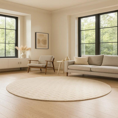 Tapis en laine - AstroAura - ronde