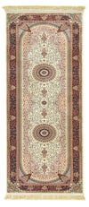 Tapis persan Taaraa - Tapis de couloir / Beige / 100 x 200 cm Tapis de couloir