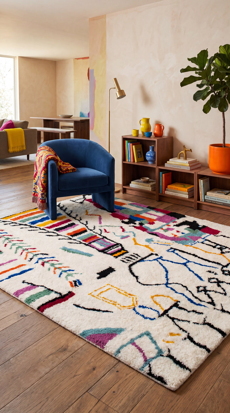 Tapis en laine ColorfulMarrakesh - Tapis en laine