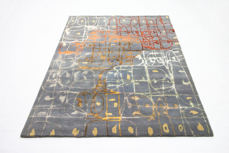 Tapis design - 242 x 153 cm - multicolore