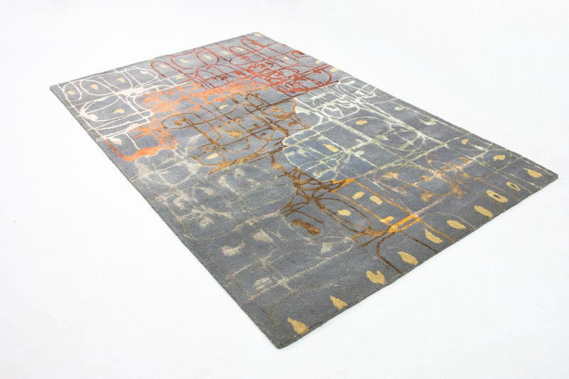Tapis design - 242 x 153 cm - multicolore
