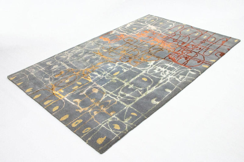 Tapis design - 242 x 153 cm - multicolore