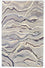 Tapis design - 243 x 153 cm - argent
