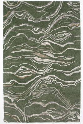 Tapis design - 242 x 153 cm - vert