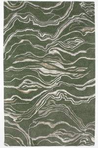 Tapis design - 242 x 153 cm - vert