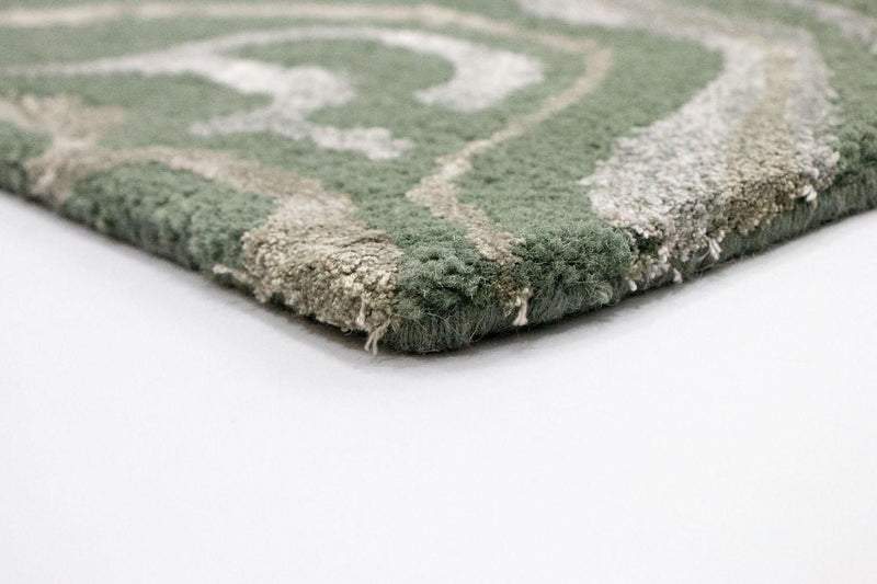 Tapis design - 242 x 153 cm - vert