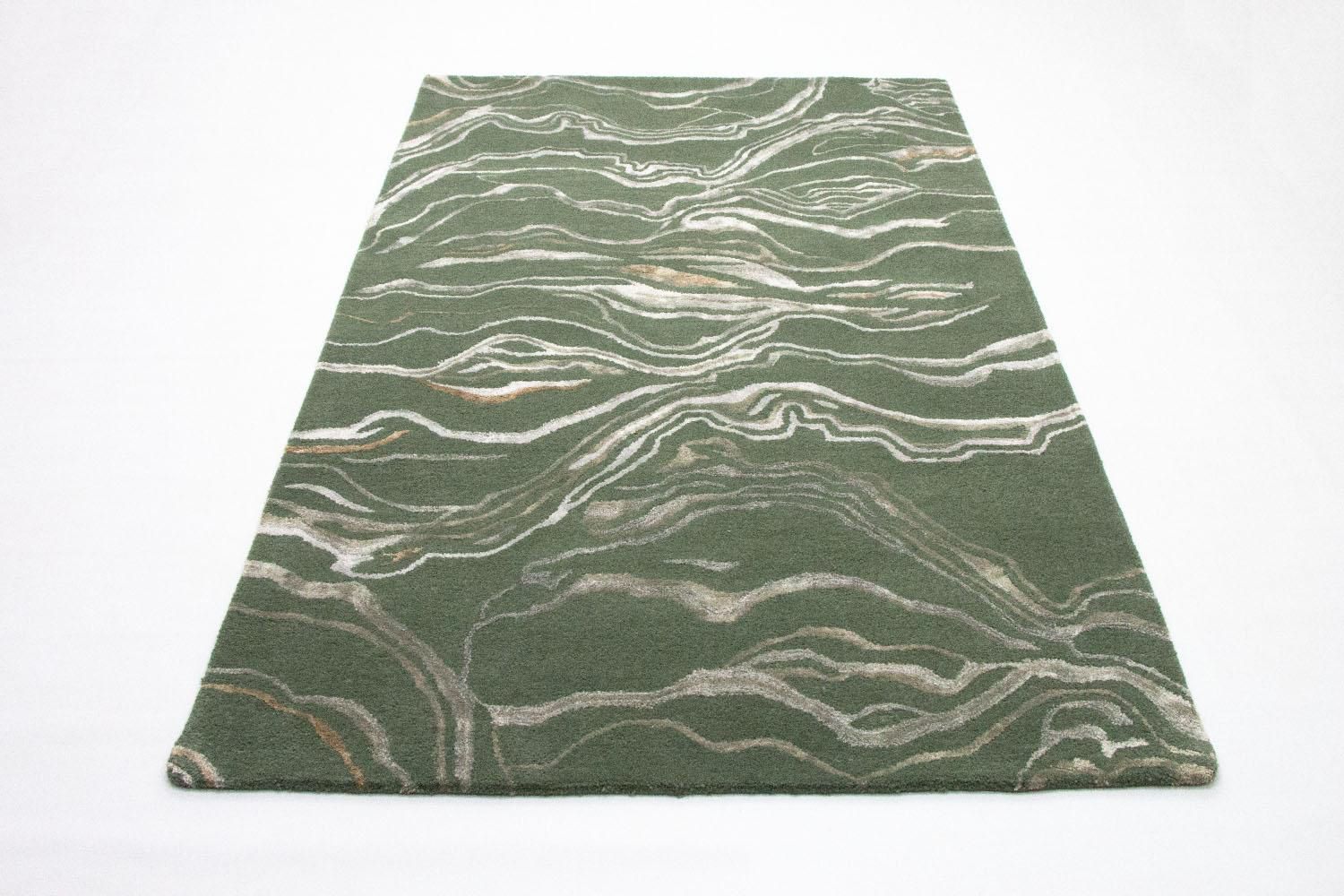 Tapis design - 242 x 153 cm - vert
