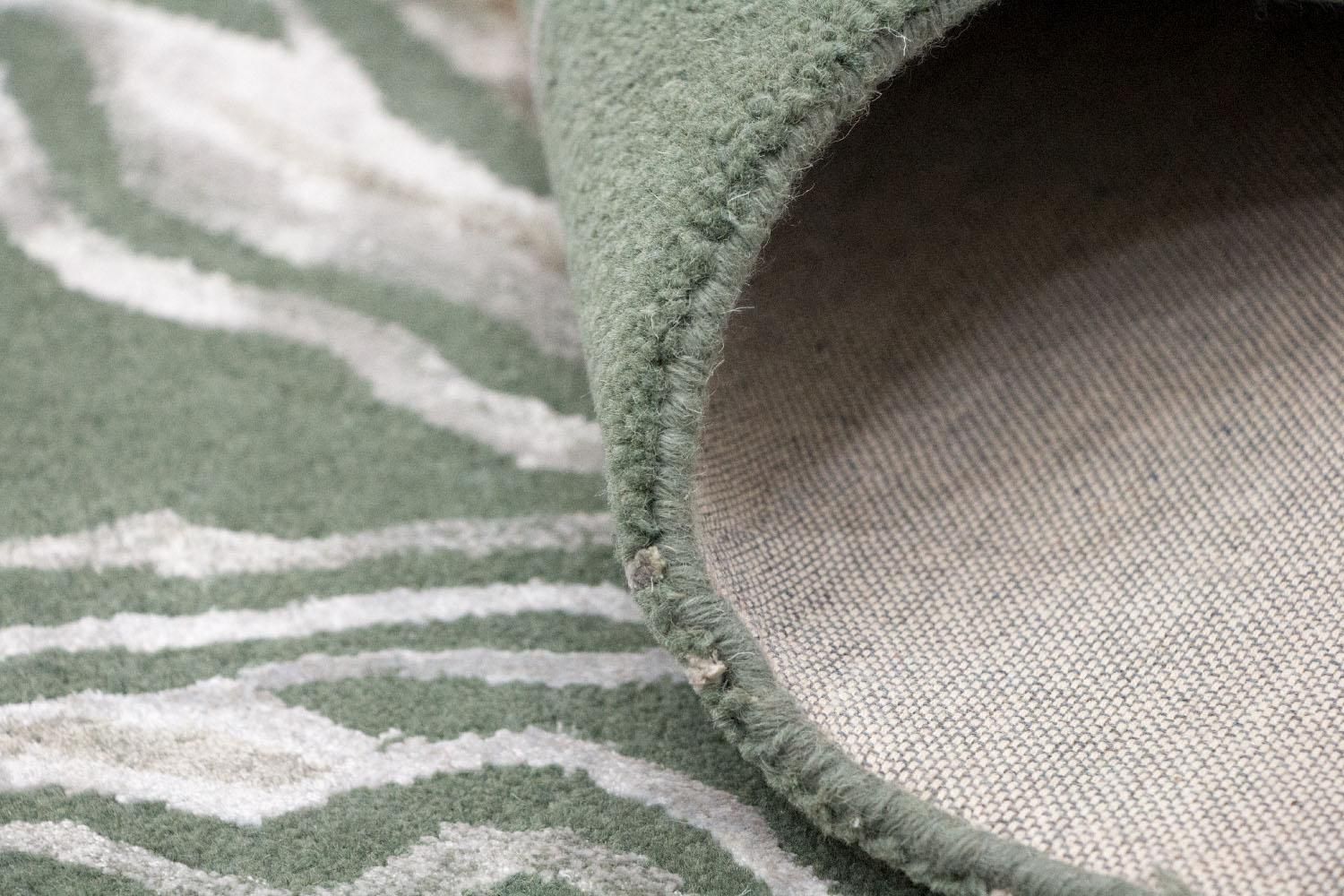 Tapis design - 242 x 153 cm - vert