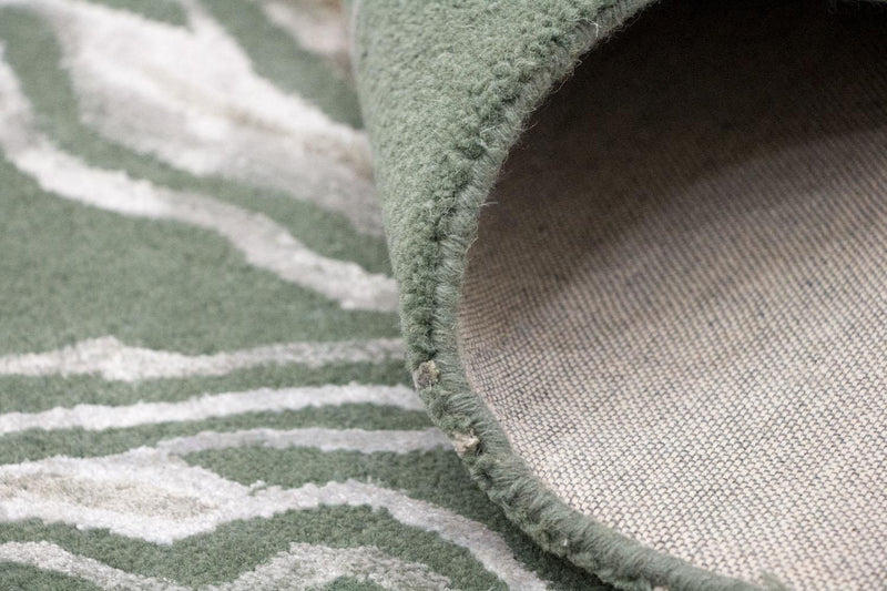 Tapis design - 242 x 153 cm - vert