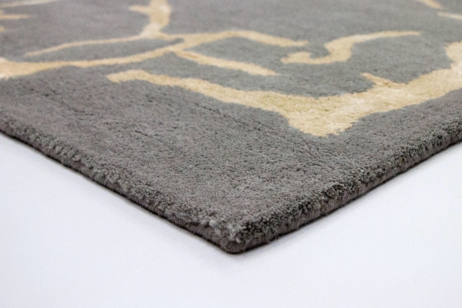 Tapis design - 241 x 154 cm - gris