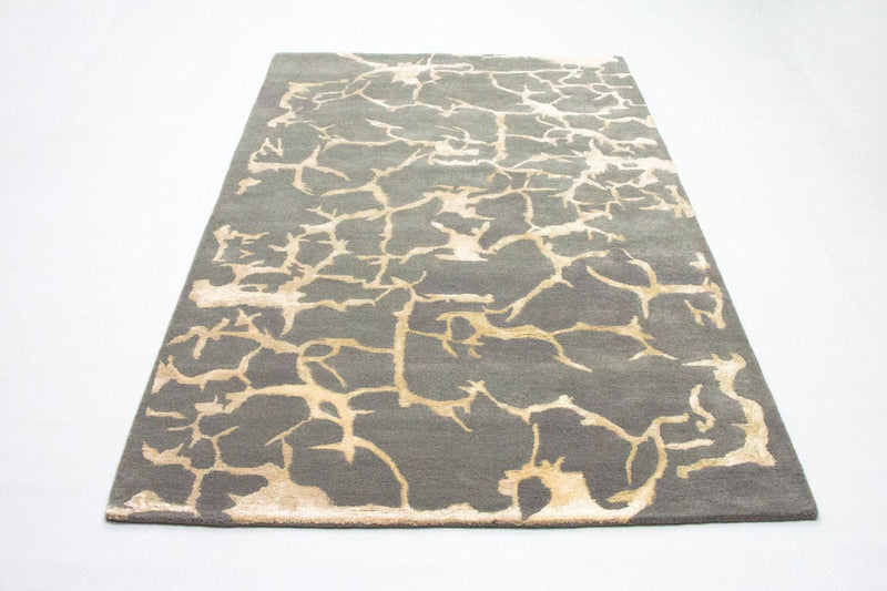 Tapis design - 241 x 154 cm - gris