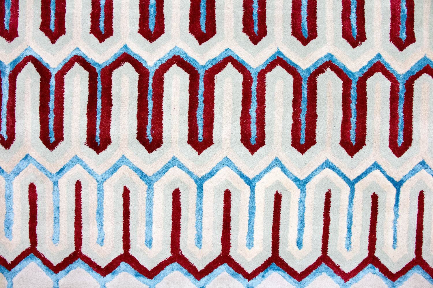 Tapis design - 241 x 156 cm - beige