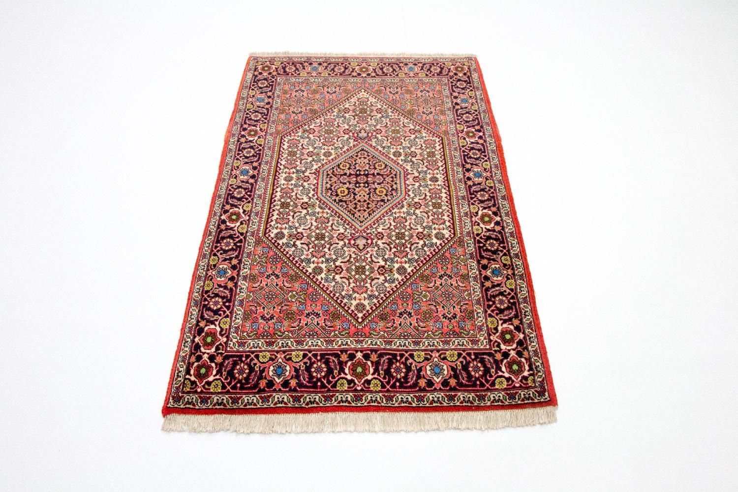 Tapis persan - Bidjar - 140 x 88 cm - rouge